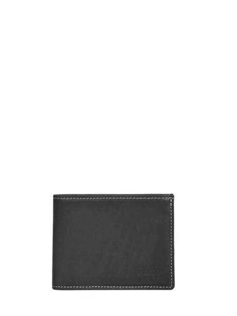Portefeuille Oil Leder Etrier Zwart oil EOIL121